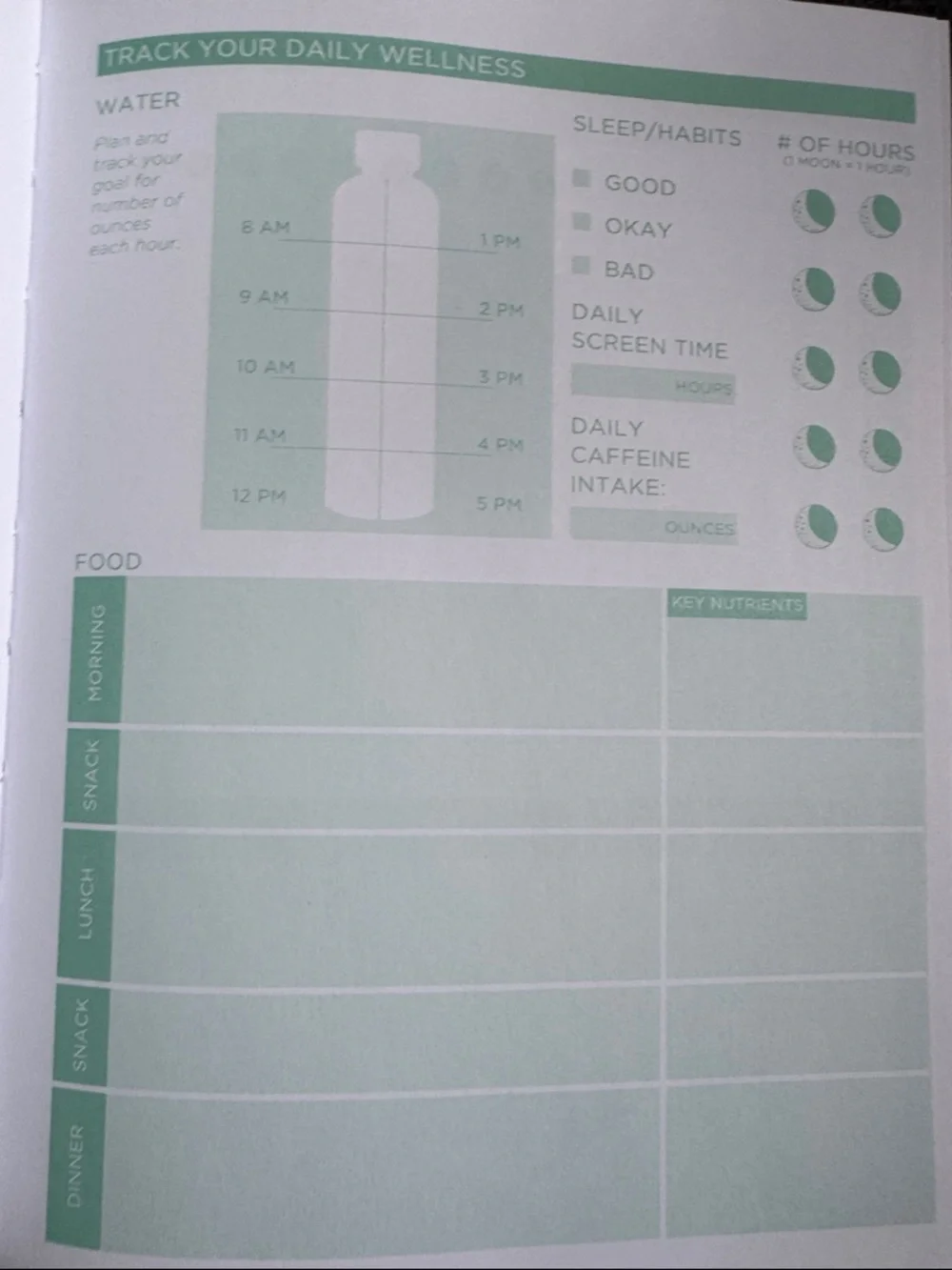 Gartner Studios Hot Pink‎ Hardcover Wellness Journal